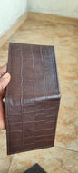 Crocs Bifold Flip Wallet - Coffee Brown