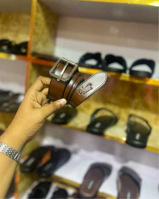 Coffee Brown Reversible Belt - Extra long