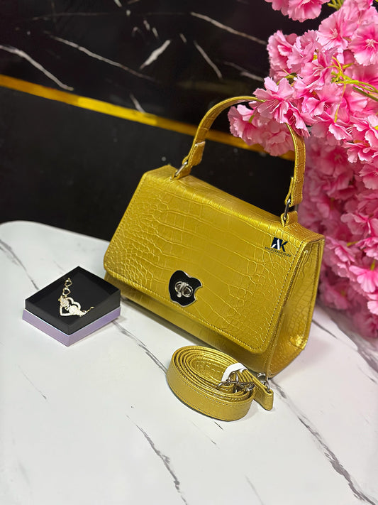 THE LAUREN BAG - Gold