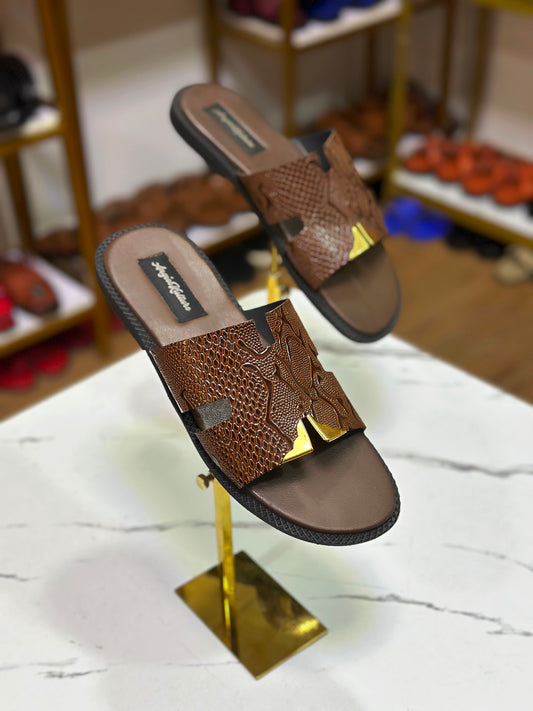 HERMES INSPIRED PAIR - Brown