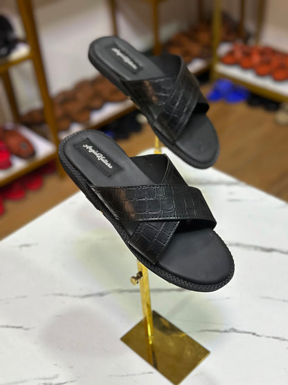THE HASSAN PAIR - Crocs leather